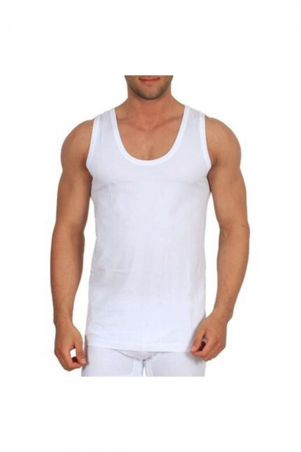 Seher Erkek Beyaz 6 Adet Paket Klasik Penye Atlet ürün görseli