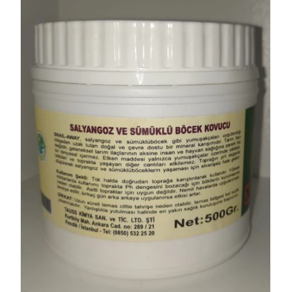 Tauss SNAIL- AWAY Salyangoz ve Böcek Kovucu 500gr - 3