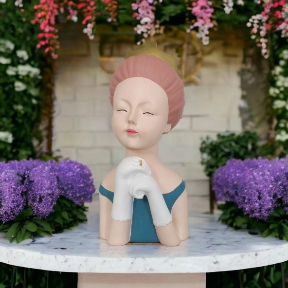 T.Concept Aksesuarlı Topuzlu Prenses Biblo Pembe Saçlı - 3