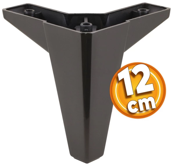 Sedir 6'lı Set Mobilya Tv Ünitesi Çekyat Koltuk Kanepe Destek Ayağı 12 Cm Siyah Baza Ayakları M8 - 5