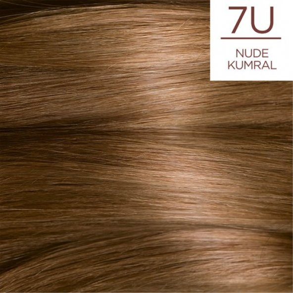 L’oréal Paris Excellence Creme Nude Renkler Saç Boyası – 7U Nude Kumral - 2