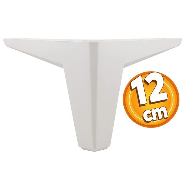 Sedir 6'lı Set Mobilya Tv Ünitesi Çekyat Koltuk Kanepe Destek Baza Ayağı 12 Cm Beyaz 17 Ayakları - Resim 6