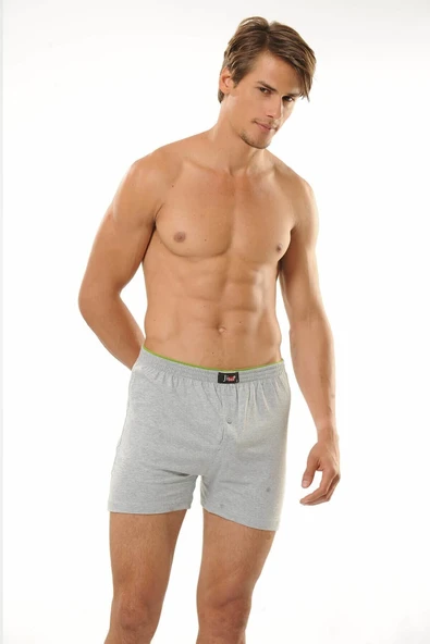 Erkek Siyah Havlu Kemer Penye Boxer 127 Jiber 127 - 6