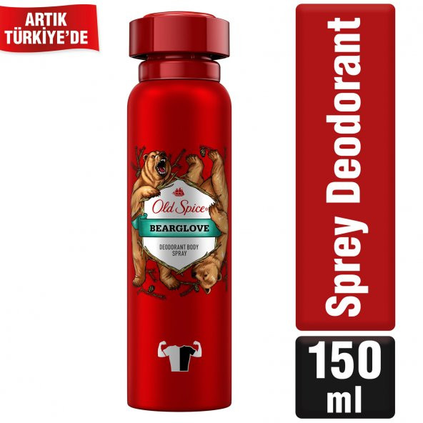 Old Spice Bearglove Deodorant Sprey 150ml 2 Adet