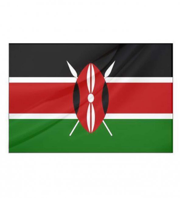 Kenya Bayrağı (30x45 cm)