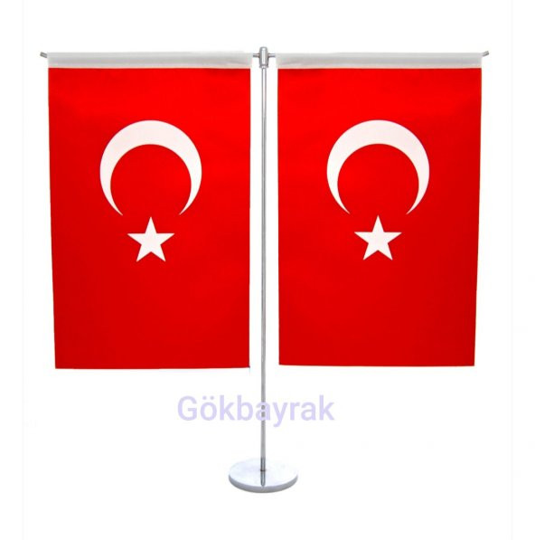 T- Tipi Türk Masa Bayrağı (15lik)