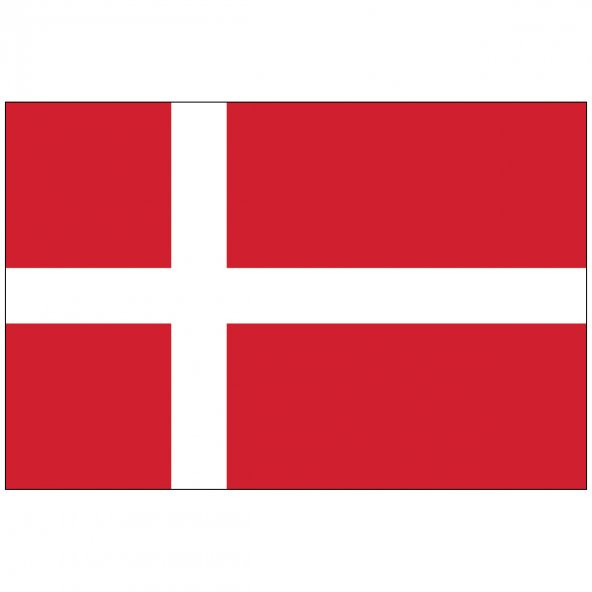 Danimarka Devlet Gönder Bayrağı 70x105