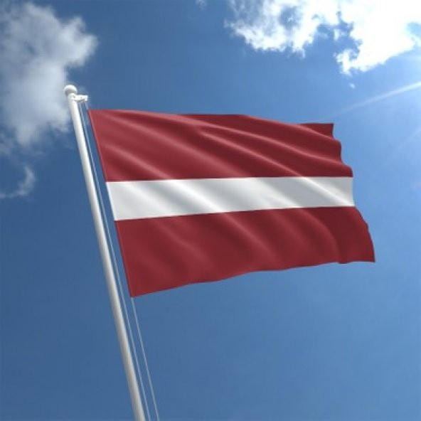 Letonya Devlet Gönder Bayrağı 70x105 cm