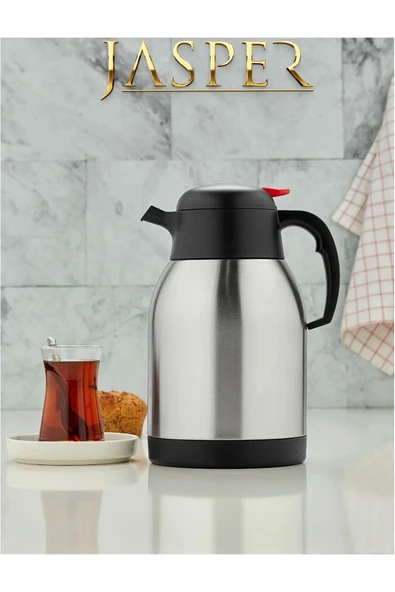 Jasper JPR-1200A 2 Litre Çift Kat Piknik Kamp Outdoor Çelik Çay Termosu