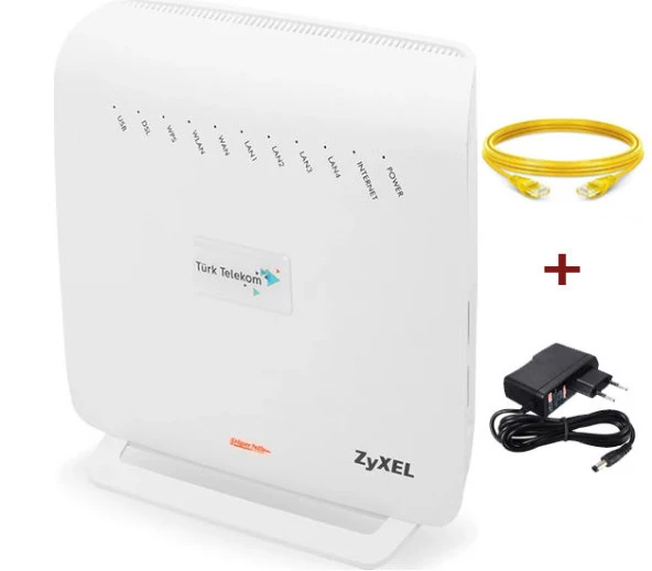 TTelekom Zyxel 3312 B10B Beyaz 4 Port TT Ver.Vdsl2/Router Modem