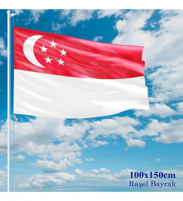 Singapur Bayrağı-100x150