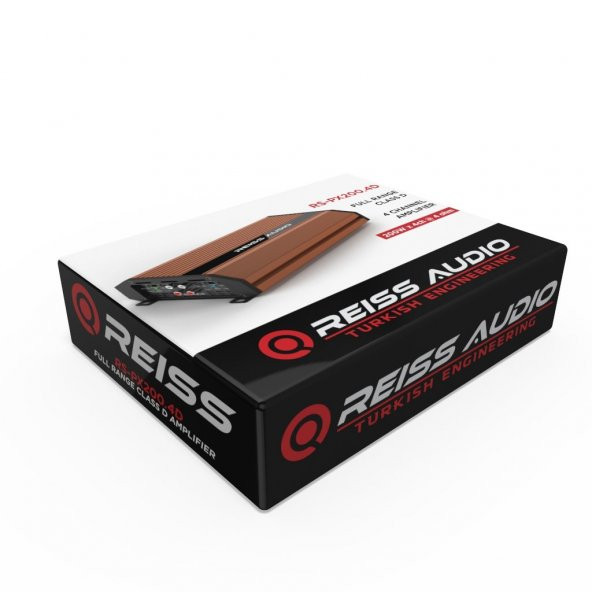 Reiss Audio RS-PX200.4D Dijital Araç Anfisi 4 Kanal 200W RMS - 1