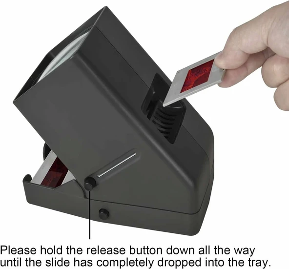 DIGITNOW 35mm Slayt Görüntüleyici, 3X Büyütme - 4