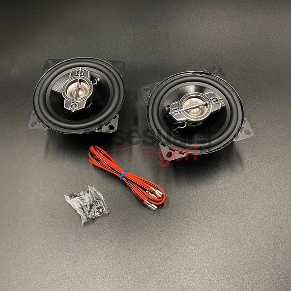 10cm Hoparlör Kapı kolonu 2 Adet Oto Hoparlör Kapı Kolon 200w Tweterli - 2