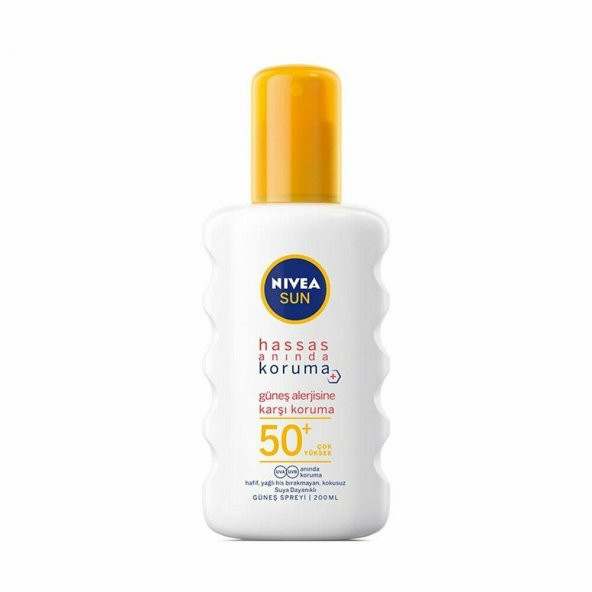 NİVEA SUN HASSAS KORUMA F-50 SPREY 200ML