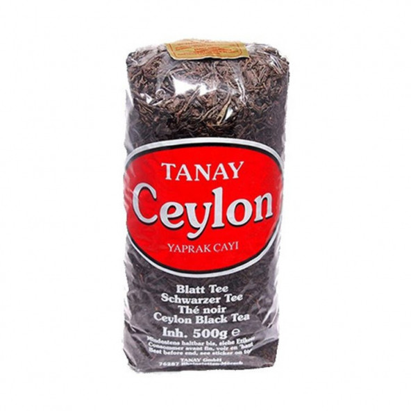 TANAY Ceylon Tea - Seylan Siyah Çay 500gr