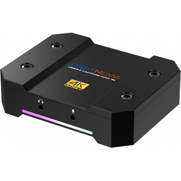 DIGITNOW USB Video Yakalama Kartı 4K/60Hz HDR10 Sıfır Gecikmeli - Siyah