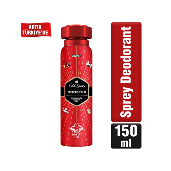 Old Spice Booster Deodorant Sprey 150Ml