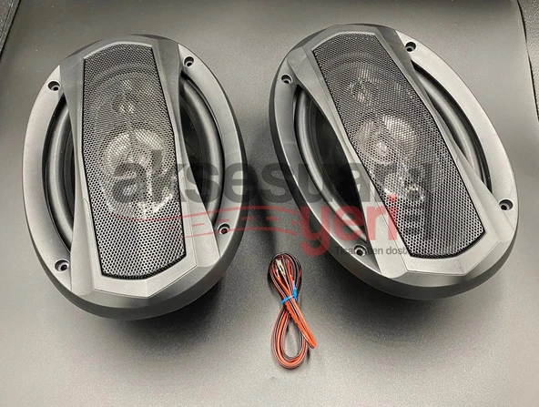Oval Kayık 85 Lik Hoparlör Kolon  2 Adet 800w Tweterli - 2