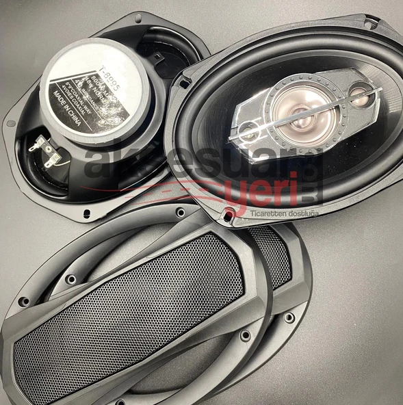 Oval Kayık 85 Lik Hoparlör Kolon  2 Adet 800w Tweterli - 4