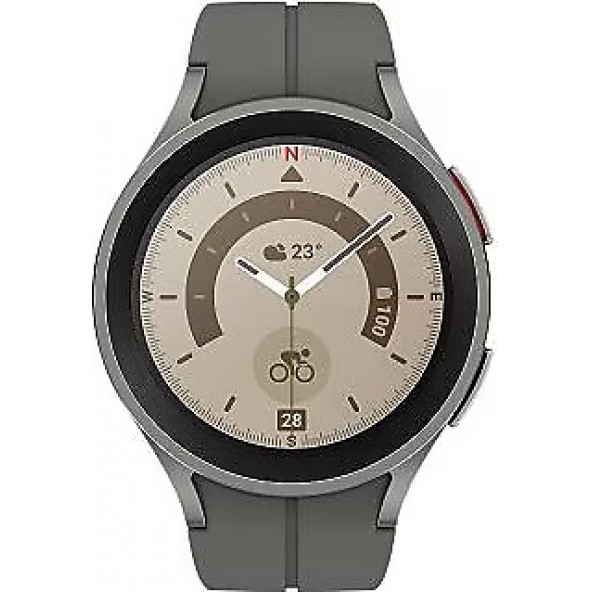 Samsung Galaxy Watch 5 Pro 45Mm Gray Titanium Akıllı Saat (Samsung Türkiye Garantili)