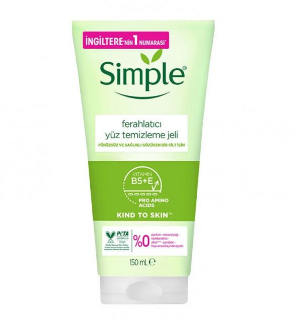 Simple Kind To Skin Ferahlatıcı Yüz Temizleme Jeli 150 Ml - 2
