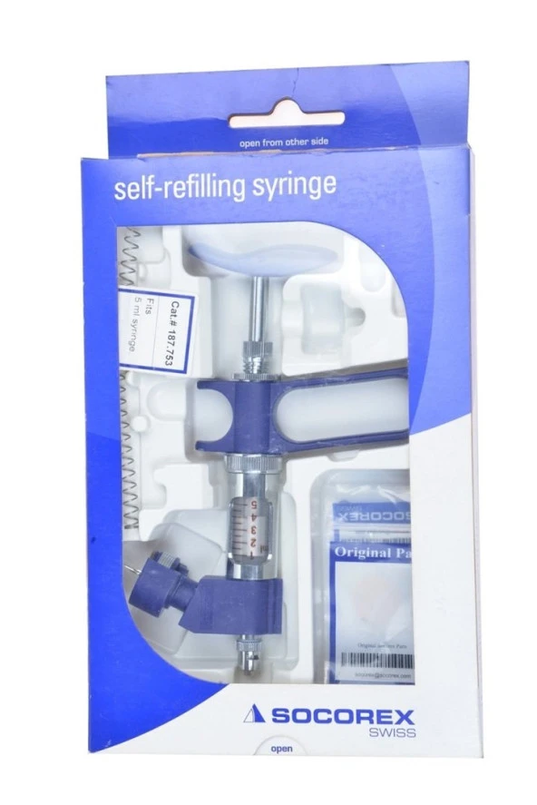 Socorex Rumi Otomatik Enjektör-Şişe Adaptörlü 0.5-5 ml - Resim 3