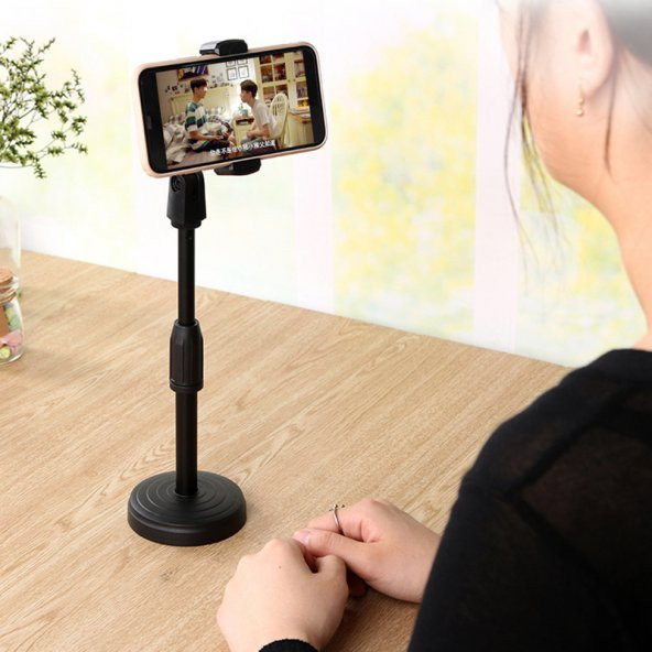Portatıf 360 ° Masaüstü Ayarlanabilir Telefon Standı Tutucu