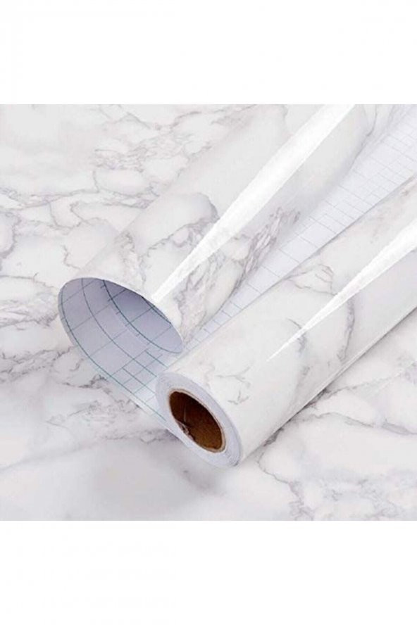 Mermer Desenli Folyo Sticker - 2