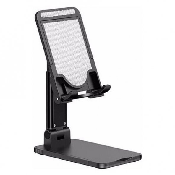 Masa Üstü Telefon Standı Tablet Tutucu Ayarlanabilir Stand Siyah - 2