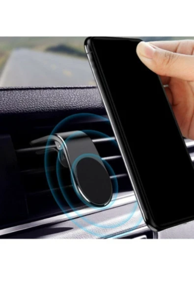 Mastertech Mıknatıslı Siyah Araç Içi Telefon Tutucu - 2