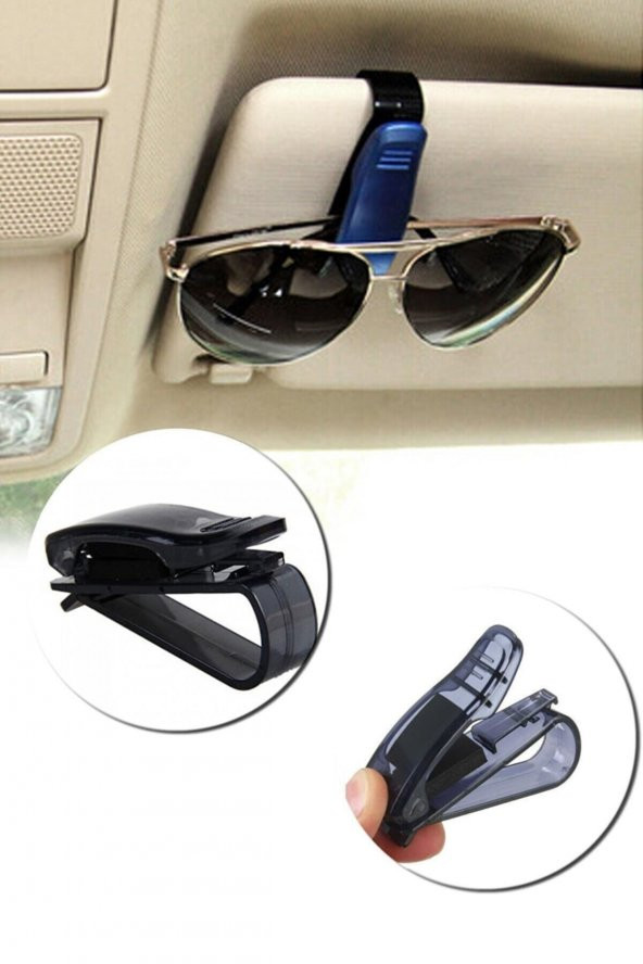 Araç Içi Gözlük Ve Kartvizit Tutacağı Klipsli