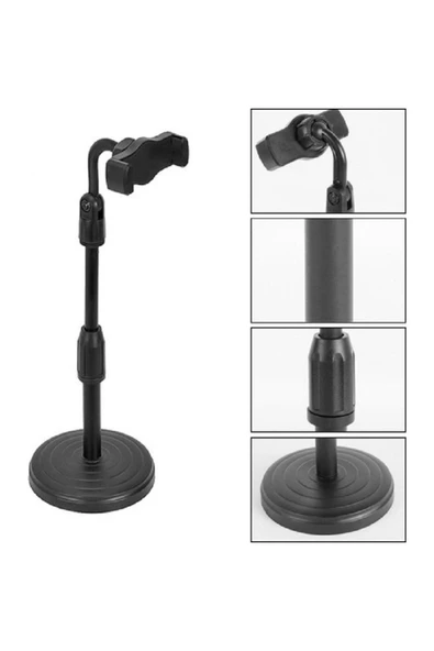 Horasan Ticaret Portatıf 360 ° Masaüstü Ayarlanabilir Telefon Standı Tutucu - 4