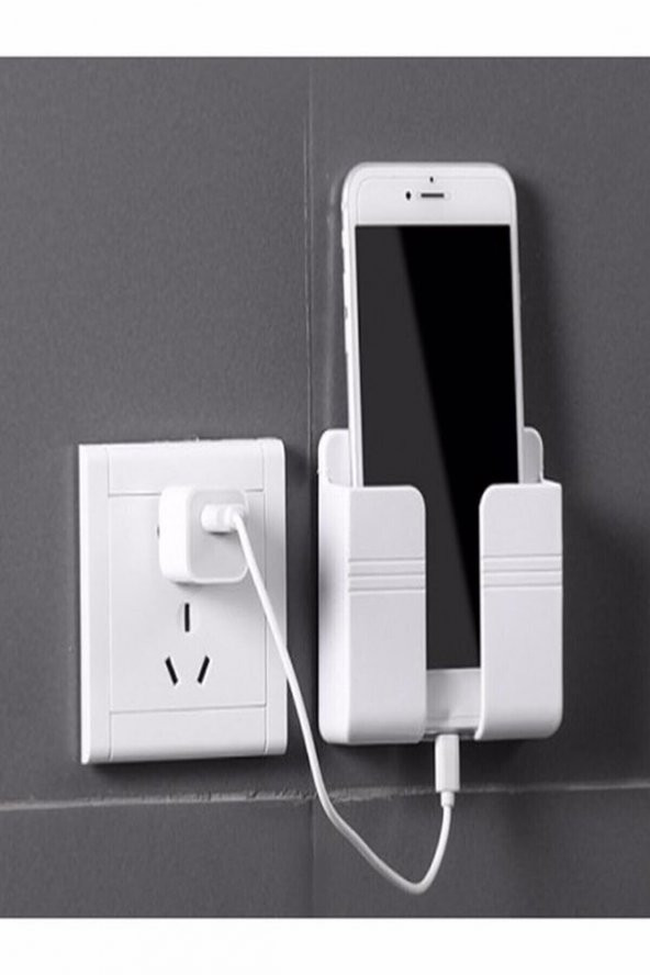 Telefon Ve Kumanda Standı Duvara Monte Telefon Tutacağı Kumanda Tutacağı - 2