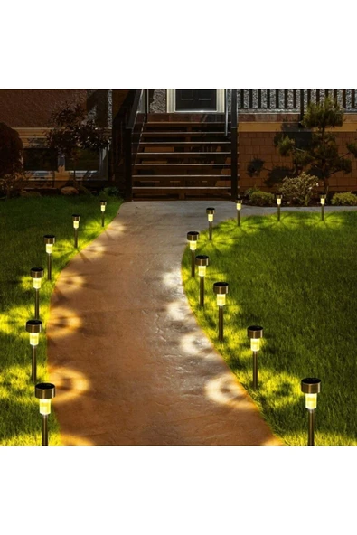 ENASHOP Kablosuz Güneş Enerjili Solar Bahçe Lambası Aydınlatma (1 Adet) - 3