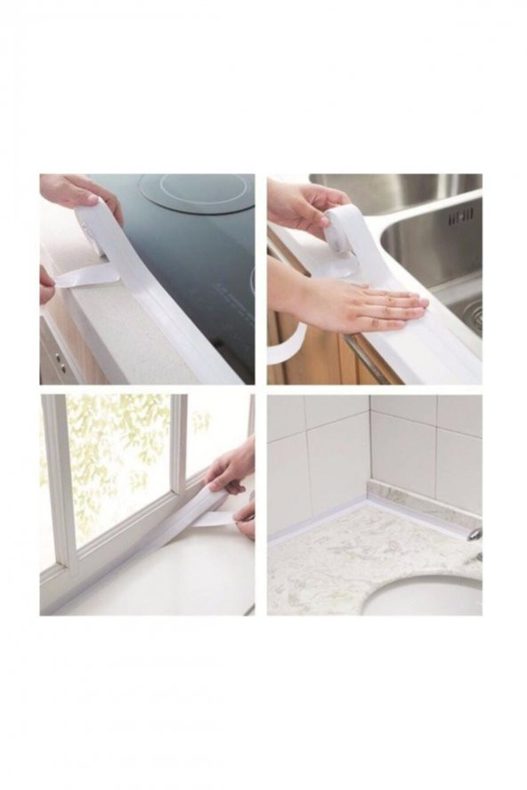 Beyaz Su Sızdırmaz Lavabo Kenar Bandı (kutusuz)(3.2m) - 3