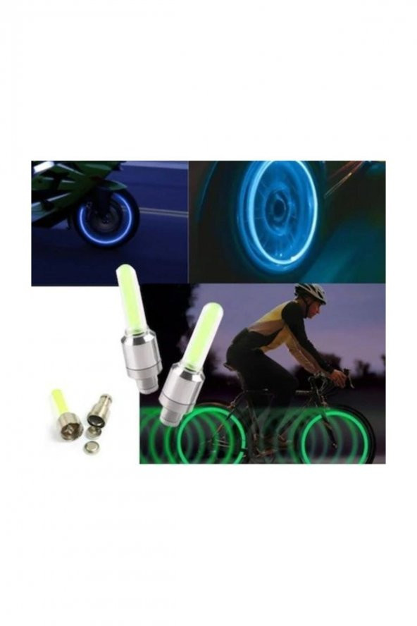 Fotosel Hareket Sensörlü Işıklı Sibop Kapağı 2li - Yeşil