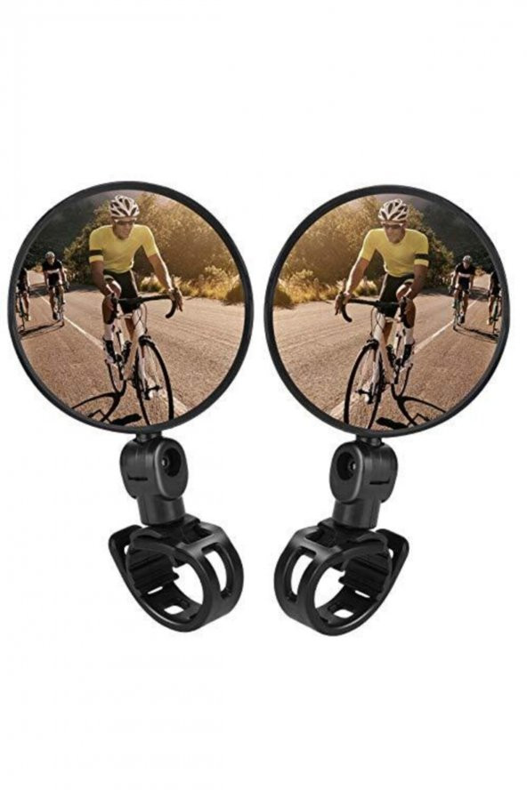 Bisiklet Dikiz Aynası Geniş Açılı Direksiyon Scooter Aynası Gidon Aynası Tek
