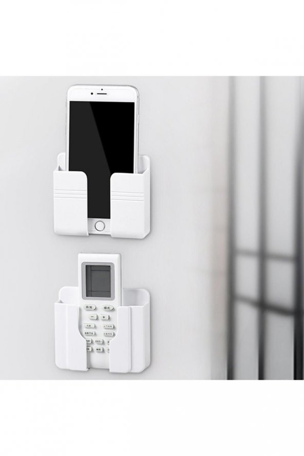 Telefon Ve Kumanda Standı Duvara Monte Telefon Tutacağı Kumanda Tutacağı - 2