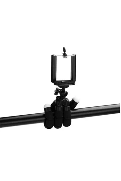 Horasan Ticaret Tripod Telefon Tutucu Profesyonel Fotoğraf Ve Video Çekimi Kamera Tripot 180°döner Youtuber Tripodu - 2