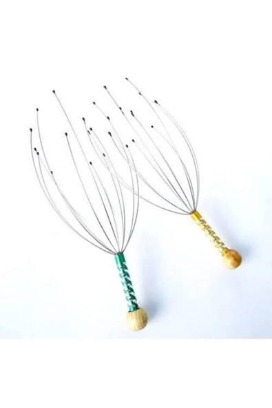 Acousticworld Kafa Masaj Aleti Baş Boyun Kafa Masaj Saç Kaşıma Teli 1 Adet ürün görseli