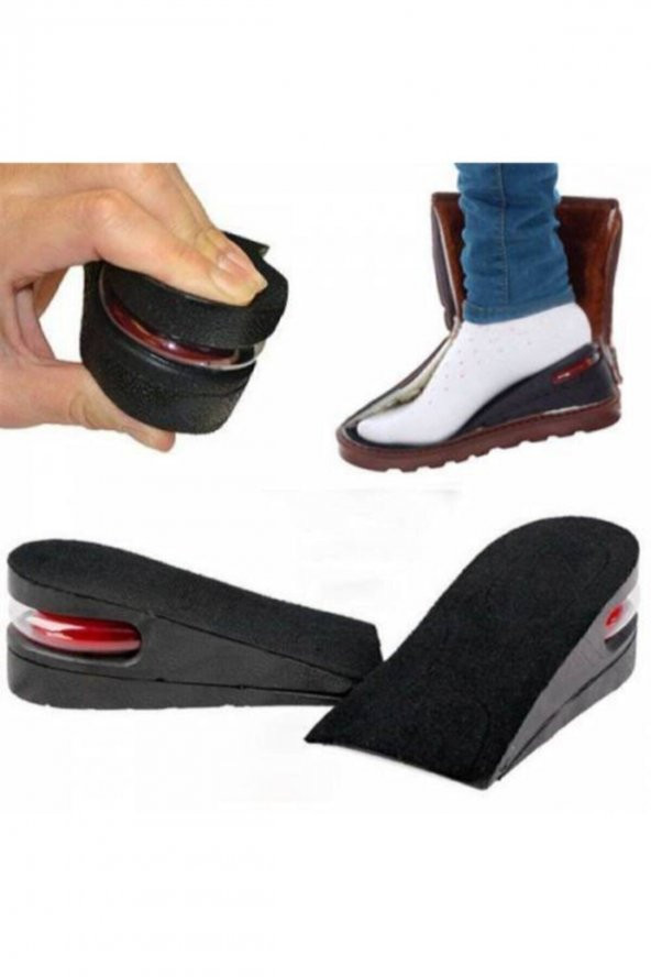 5 Cm Gizli Topuk Hava Yastıklı Boy Uzatıcı Tabanlık Uzatan Taban Uzatma Tabanı Ayakkabı Tabanlığı - 2