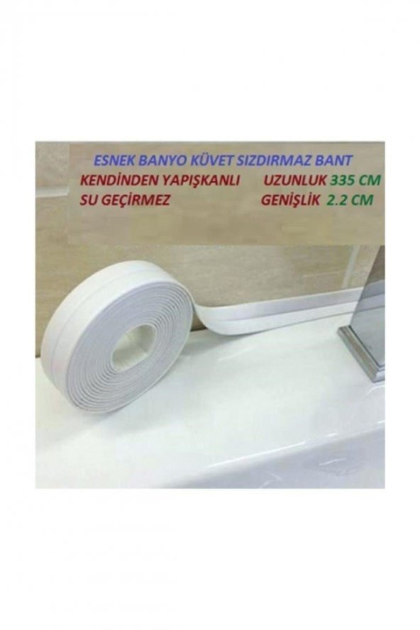 Su Sızdırmaz Bant Mutfak Lavabo Pencere Duvar Bandı 3.2 M - 2