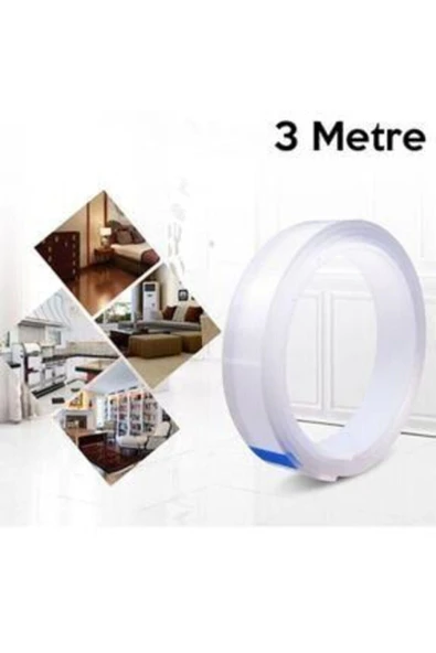 Premium Ticaret 3 Metre Çift Taraflı Nano Teknolojili Süper Güçlü Bant Extra Güçlü Duvar Çerçeve Taşıyıcı - 4