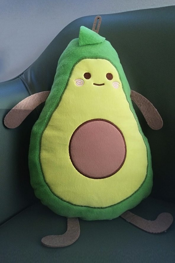 Avokado Peluş Yastık Büyük Boy ( Avakado ) - 2