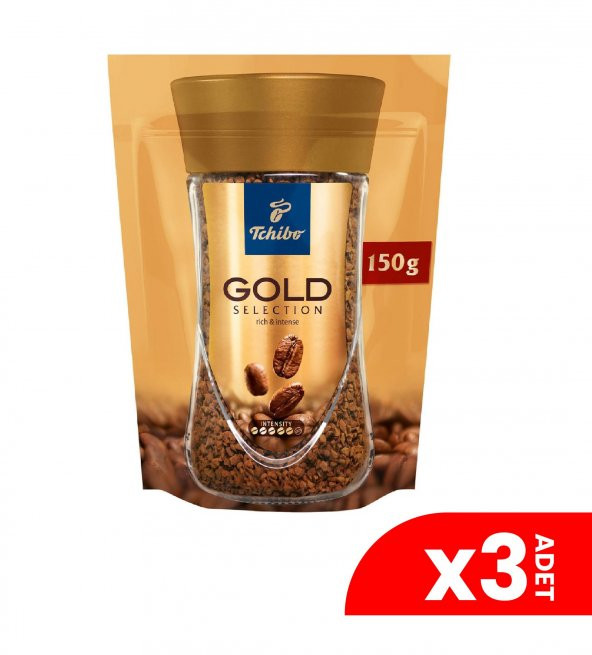 Tchibo Gold Selection Çözünebilir Kahve Ekonomik Paket 150 Gr 3lü