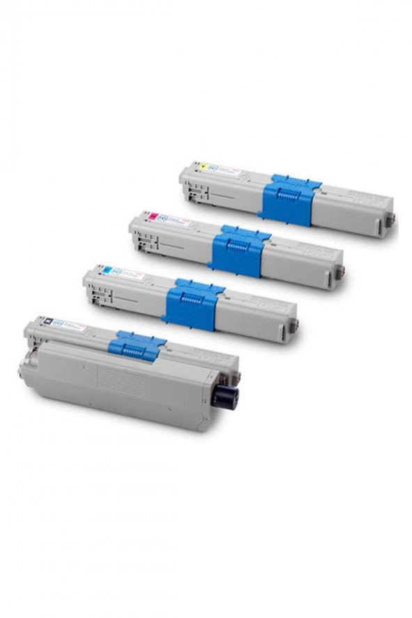 Ekoset oki MC351 Oki MC352 uyumlu 4 Renk Muadil Toner Kartuş - 2