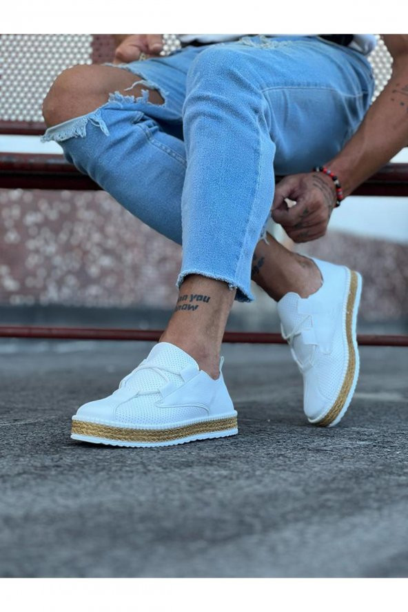 Wagoon WG015 Beyaz Erkek Casual Ayakkabı - 2
