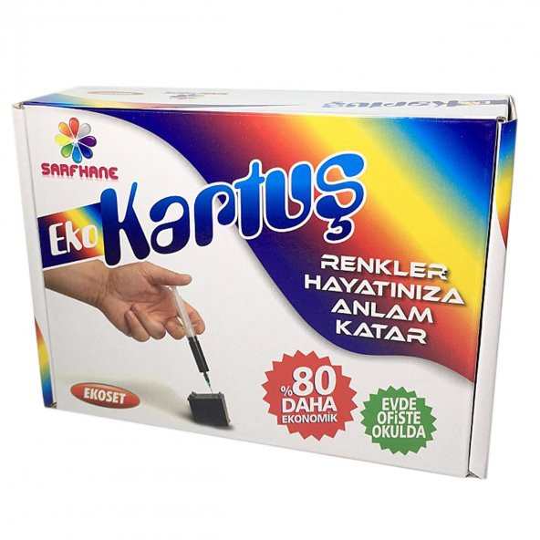 Ekoset hp deskjet 2515 2516 uyumlu Kartuş Dolum Seti 4X100ml - 2