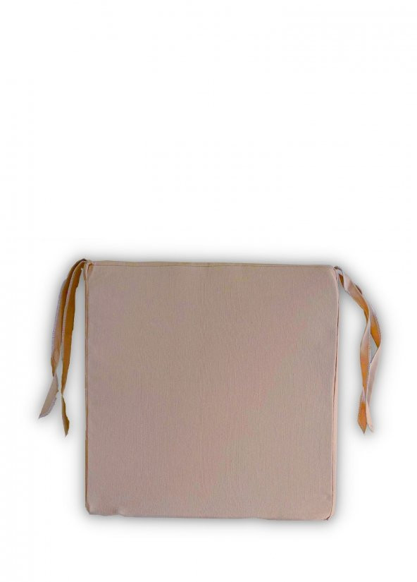 Bej Dış Mekan Kumaşı Sandalye Minderi 45x45 cm - 1